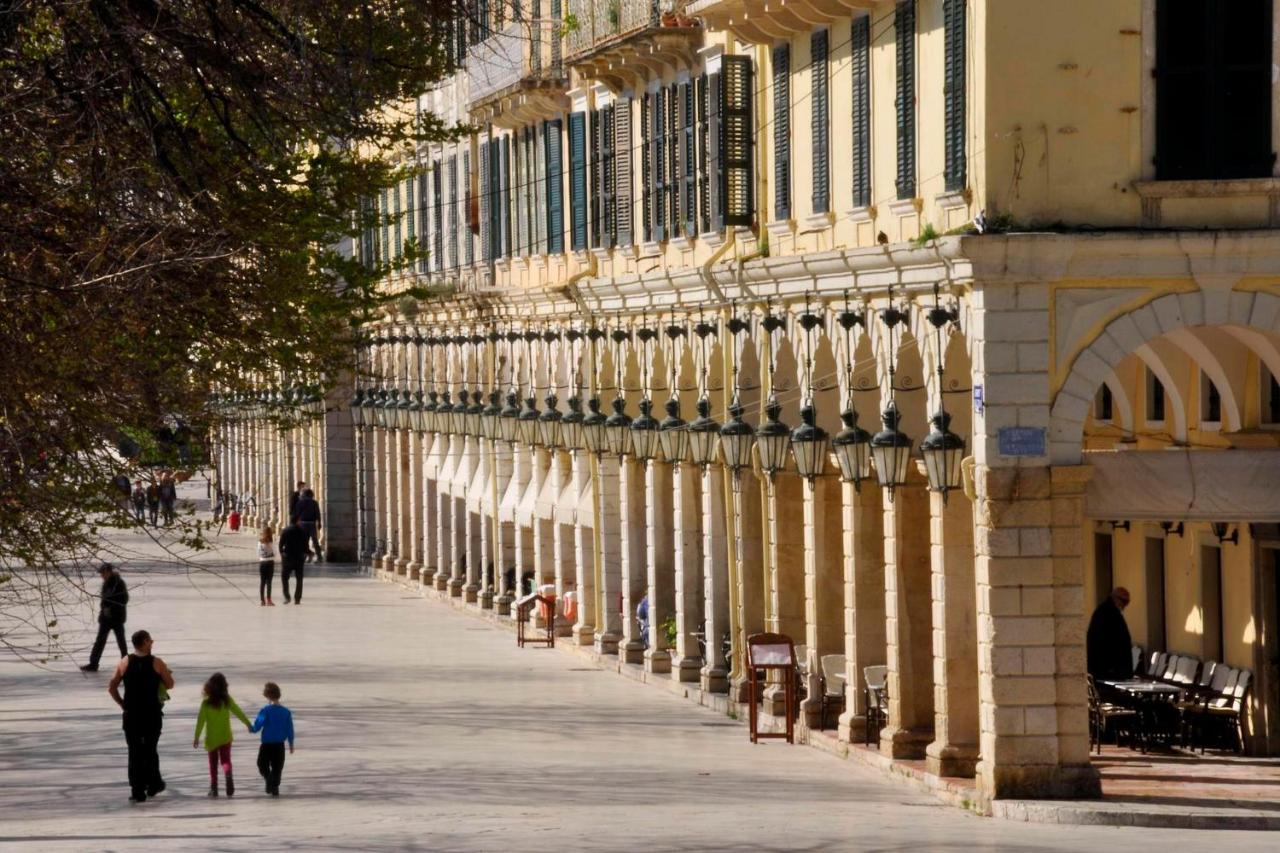 Palazzo Luxury Suite - View To Liston Square & Old Fortress Of Corfu Old Town Luaran gambar