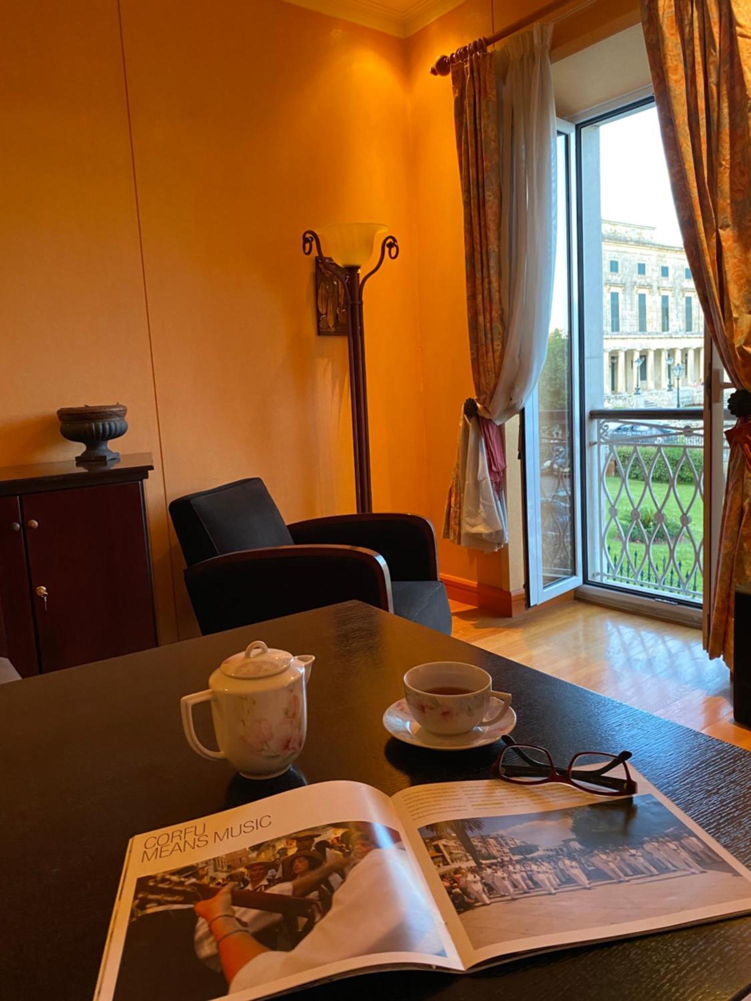 Palazzo Luxury Suite - View To Liston Square & Old Fortress Of Corfu Old Town Luaran gambar